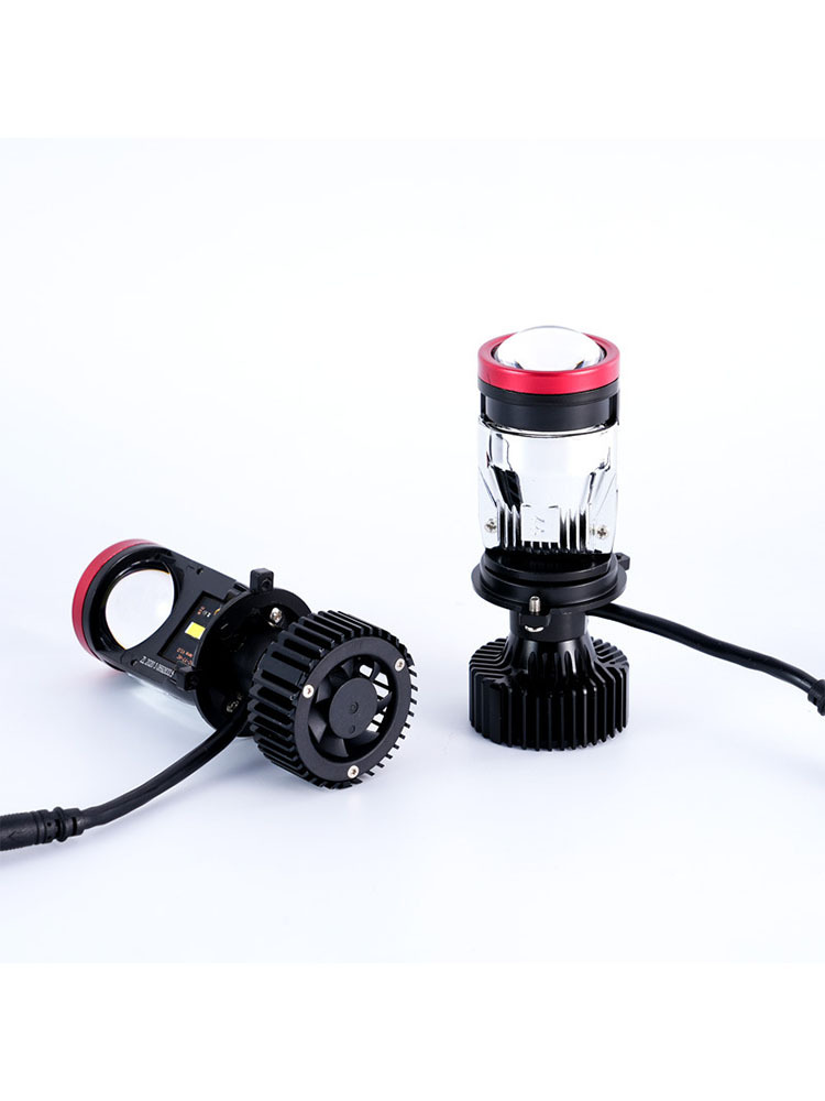 Y7D h4 lens integrated high and low beam suitable for cars and motorcycles, universal LED headlight, super bright and focused