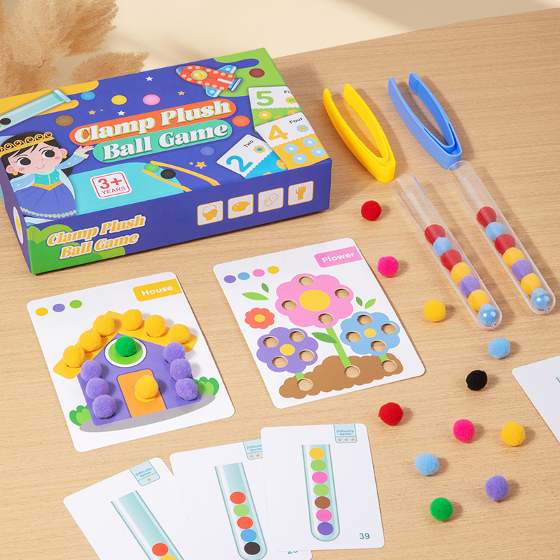Educación temprana, pelotas, ayudas didácticas, bebés, niños pequeños, iluminación, rompecabezas, entrenamiento de concentración, juguetes, 3-6 años, ejercicio de aprendizaje image 3
