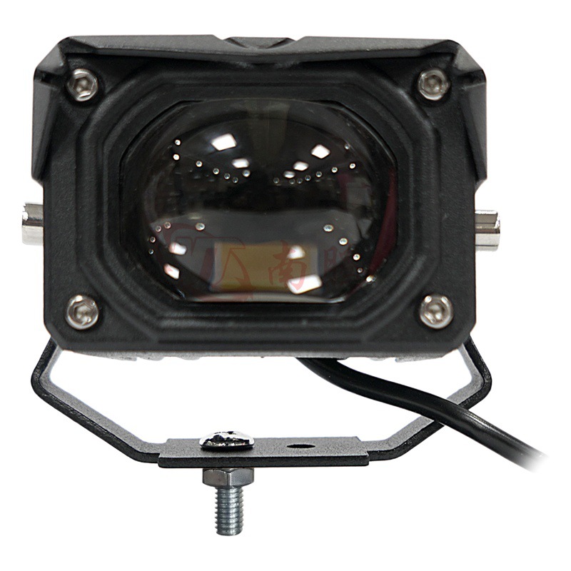 Cuadrado de 3 pulgadas LED50W pequeña pistola de acero luz de trabajo proyector de luz de coche modificado luz de la motocicleta del coche eléctrico image 1