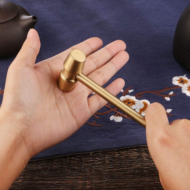 Brass Creative Solid Hammer Home Small Jewelry Ornaments Explosion-proof Hammer Car Decorations Multi-purpose Ornaments Wholesale