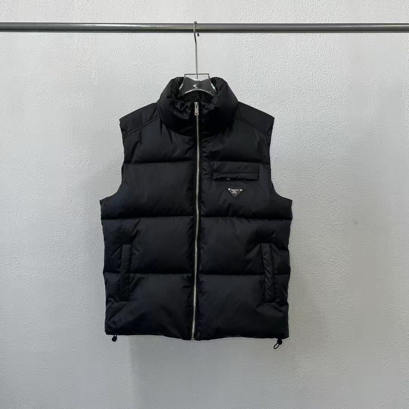 Cross-Border Popular In-Stock Instant Delivery Three-Label Complete P Lada down Cotton Vest Student Must-Have Outdoor Wear
