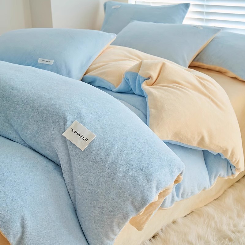 Crema azul y amarillo