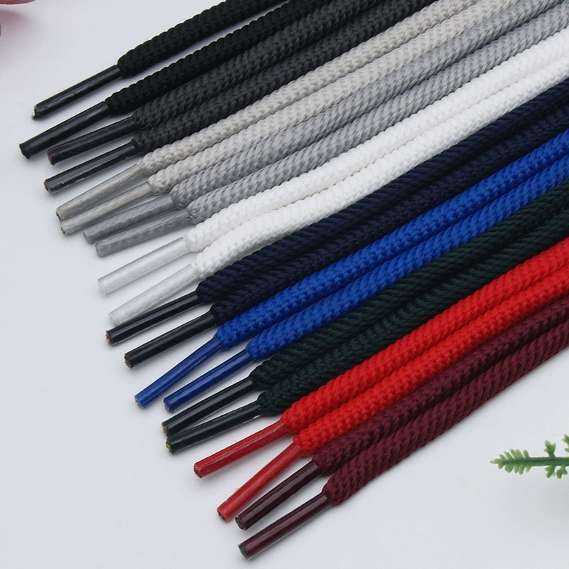 В наличии новый 5 мм спиральный ребро круглый шнурок одежда свитер веревка шляпа веревка ремешок для мобильного телефона шнурки из полиэстера