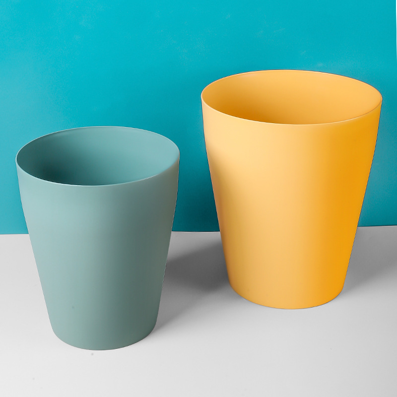 Scandinavian Trash Can Household Guest Creative Large Trash Can Cute Girl Bedroom Modern Simple Paper Basket