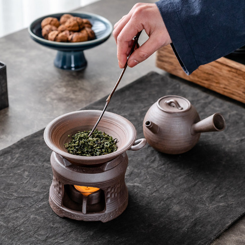 Stoneware ceramic tea roasting oven candle warm tea roasting oven wake up tea deodorizing tea aromatic device heating insulation base