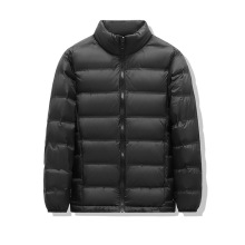 跨境2025冬季新款轻薄羽绒服外套男冲锋衣内胆白鸭绒情侣立领外衣
