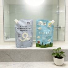 洗衣液沐浴露洗发水液体吸嘴袋 带尼龙铝箔自立包装袋防漏 皂液袋
