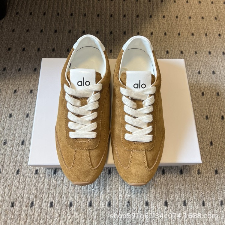 Alo Yoga Sunset Sneaker复古德训鞋休闲运动鞋平底阿甘鞋|undefined