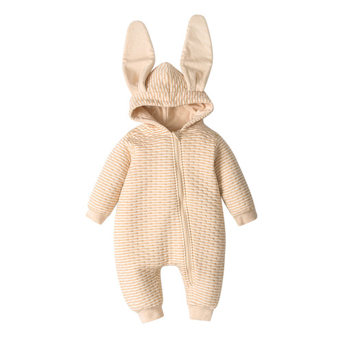 Children's clothing new infant air layer crawling clothing newborn outing clothing male and female baby long-sleeved one-piece jumpsuit