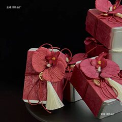 小众感婚礼糖果包装盒桌糖伴手礼新款婚礼喜糖袋订婚糖果礼盒
