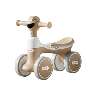 Infant and Toddler Balance Car 1 to 3 Years Old Baby Without Pedal Scooter Kids Four-Wheel Sliding Car Learning Wholesale