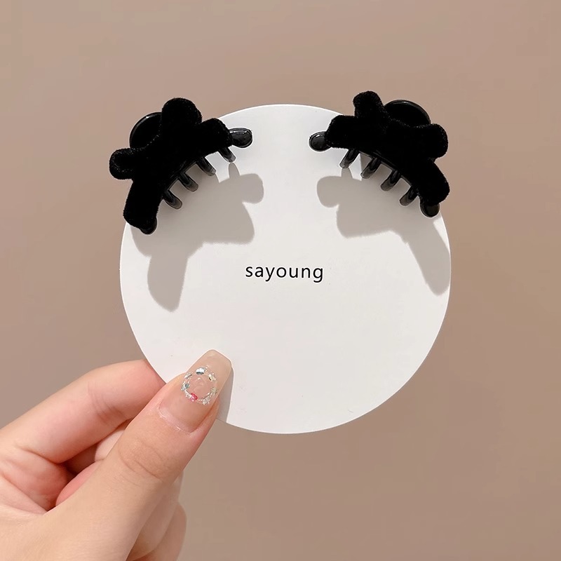 Clip de cabello de arco frente lateral clip de frangeo princesa de alto nivel cabeza pequeña clip de agarre mujer 2025 nuevo clip de cabello detrás de la oreja