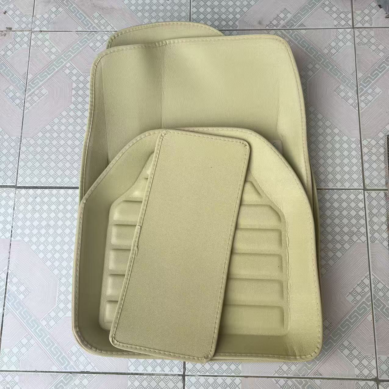Cross-Border Labeling Amazon Wholesale Dropshipping Temu Universal Car Floor Mats Five-Piece Set Right-Hand Drive Car Floor Mats