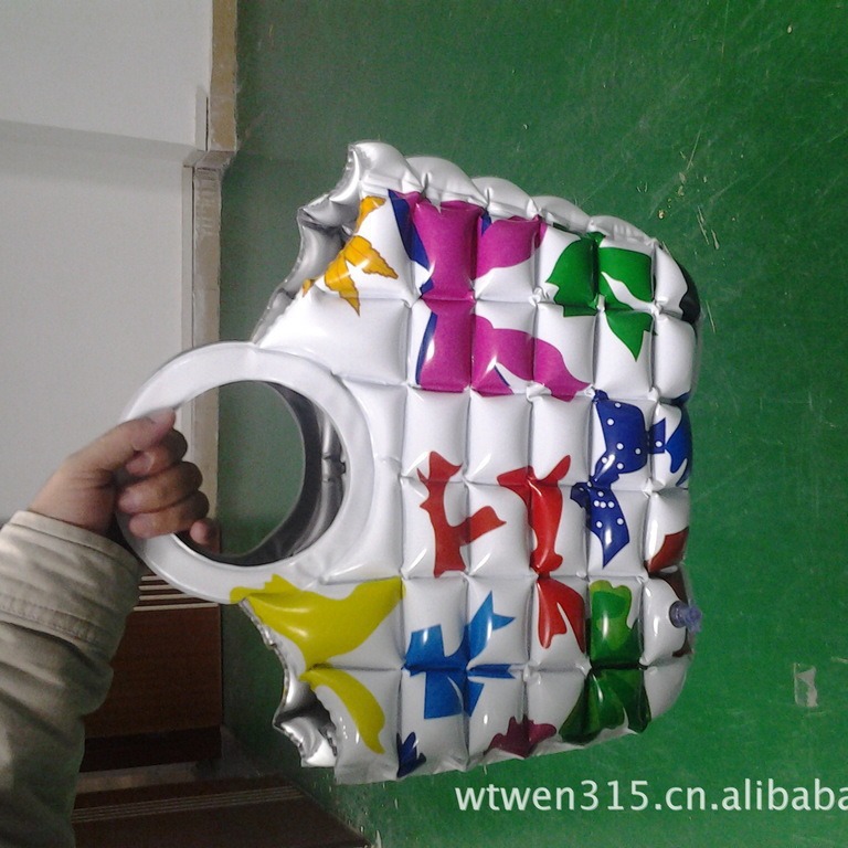 广东格萨供应PVC手提袋 果冻包装袋 充气拉链包包