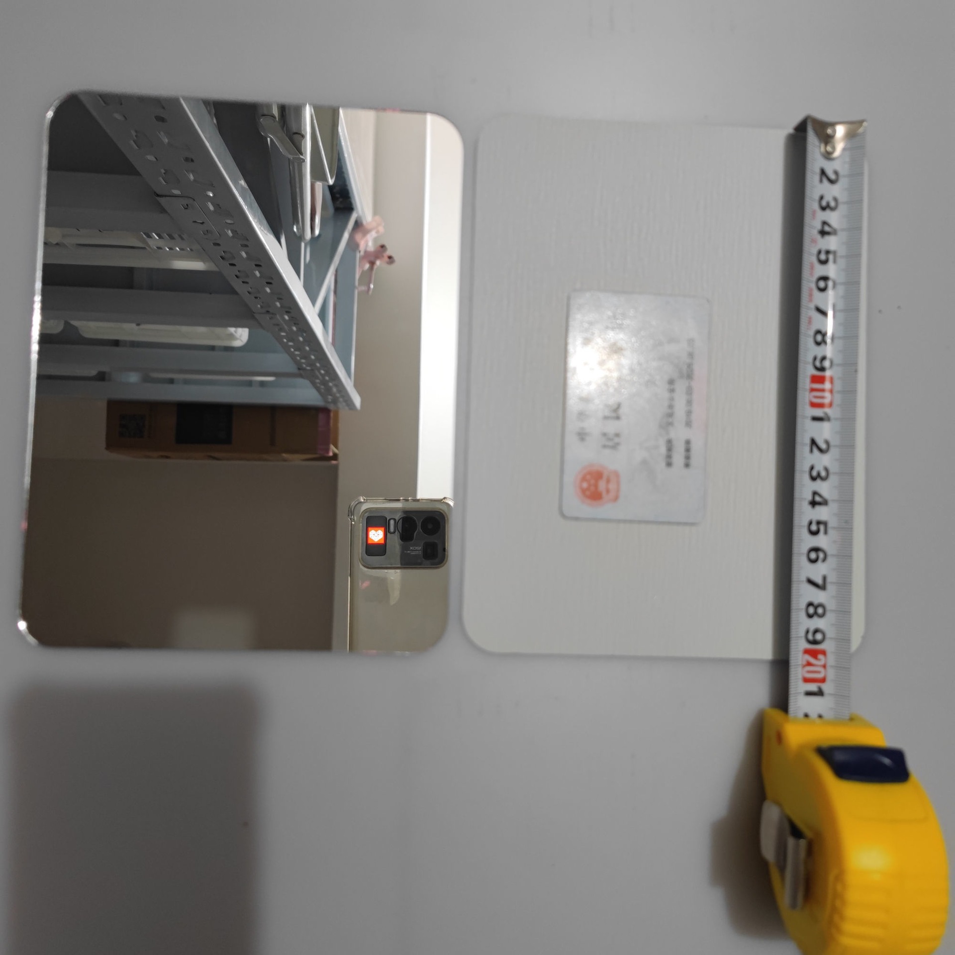 라이트 그린 모양의 15*20CM 무색 조각