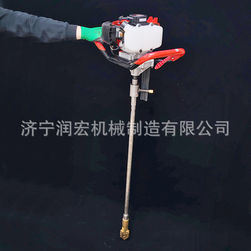 便携式取样钻机汽油动力户外勘探钻机垂直钻孔手持取芯钻机