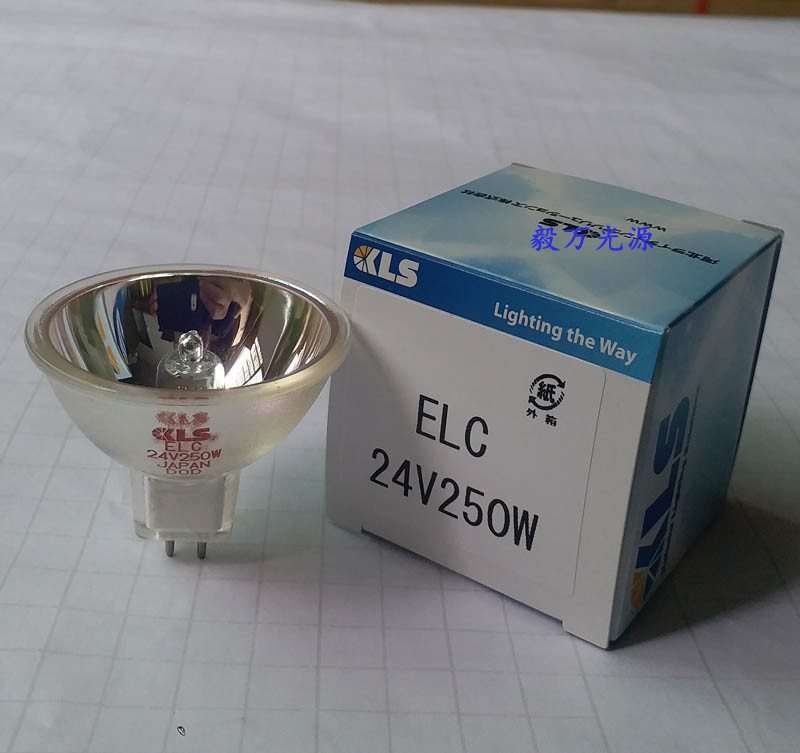 KLS ELC 24V250W AOI设备检测灯泡 冷光源卤素灯杯 投影仪灯泡