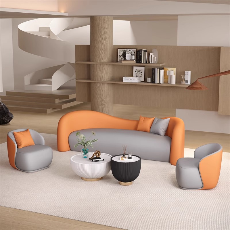 Nórdico tienda de ropa de lujo ligero salón de belleza hotel sala de estar sala de estar residencial oficina de recepción sofá de negociación