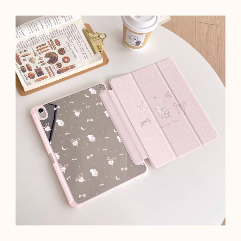 Mirror Moon Rabbit iPad Protective Case Suitable for 2025 Pro11/ 13inch with Pen Slot 70% off Air8 Anti-Fall Mirror Moon Rabbit iPad Protective Case Suitable for 2025 Pro11/ 13inch with Pen Slot 70% off Air8 Anti-Fall