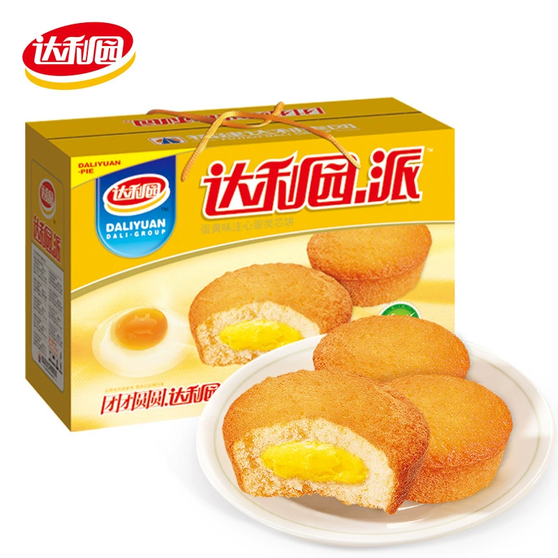 Снежное пирожное (Daliyuan) с яичным желтком и клубничными пирогами, assorted вкусы, несколько размеров упаковки