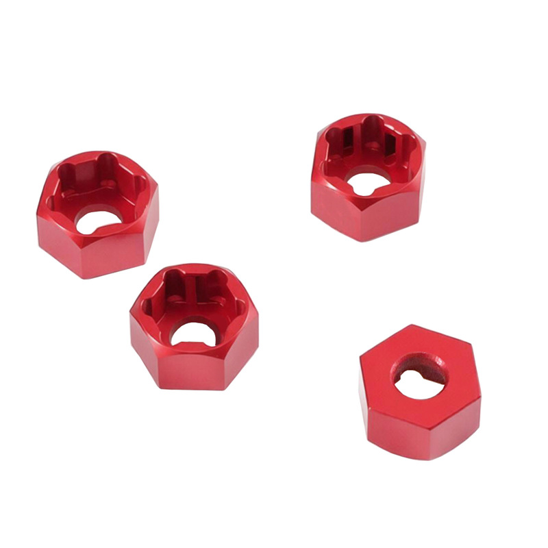 5mm to 7mm Aluminum Alloy Hexagon Coupler Suitable for Wpl 1/10 D12 Scx24 Modification and Upgrade Parts