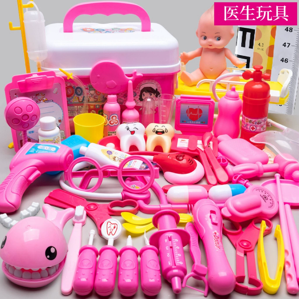 Children's family toy, set, stethoscope