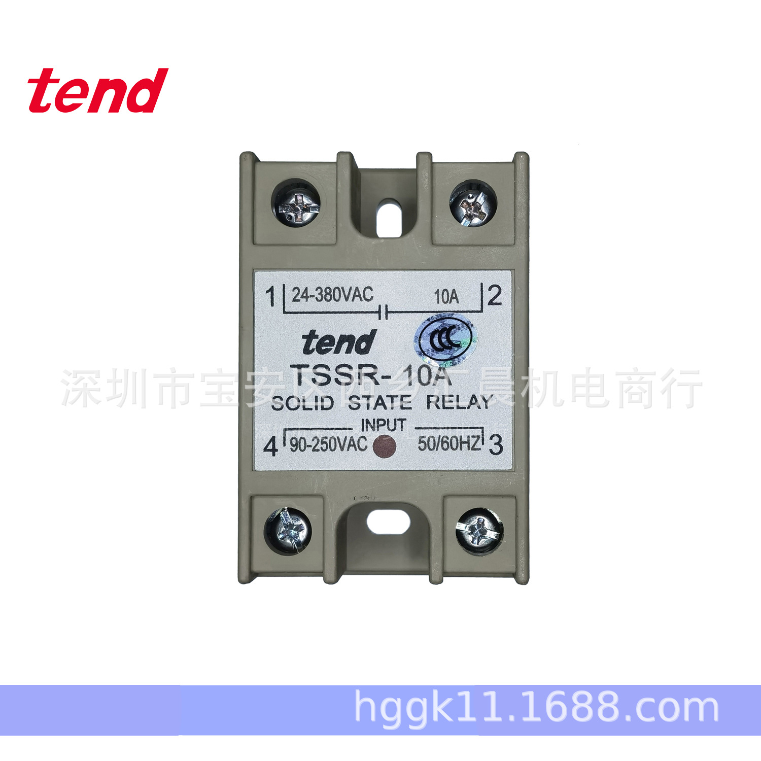 TEND台湾天得交流输入固态继电器TSSR-10A TSSR-25A TSSR-40A