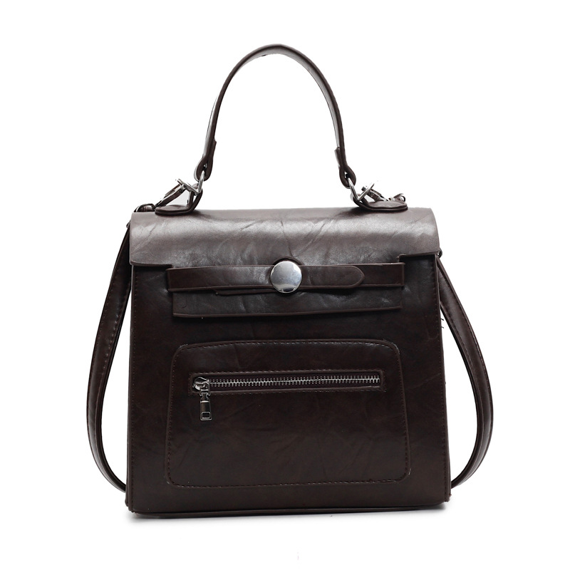 Moda transfronteriza contraste de color bolso de hombro de mano de mujer 2025 nueva moda versátil bolso de transporte