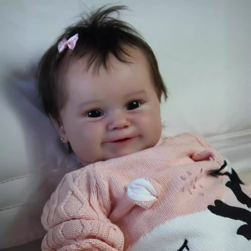 50cm simulación muñeca hecha a mano de alta gama pintada exquisita de la muñeca de la entrega transfronteriza de una sola pieza