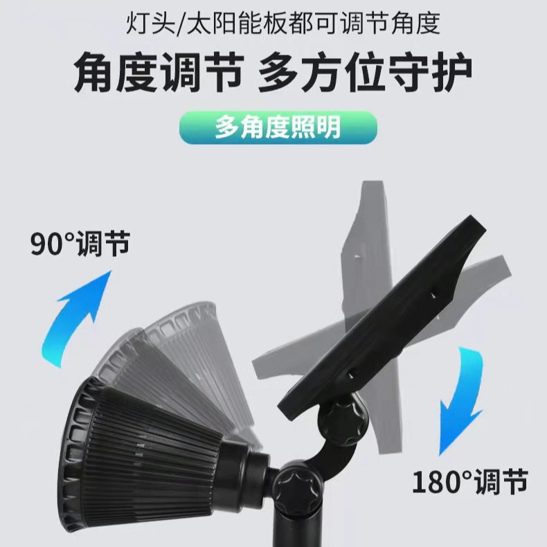 Spotlight solar lámpara de jardín lámpara de césped RGB lámpara de tierra al aire libre jardín lámpara de pared lámpara de árbol lámpara de paisaje