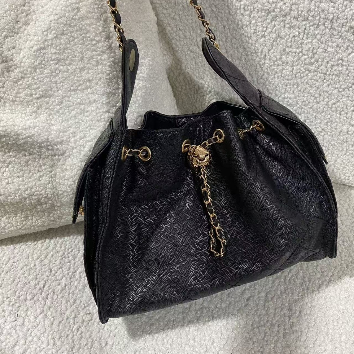 Gesteppte Beuteltasche Für Damen, Modische Schultertasche_voghion.com