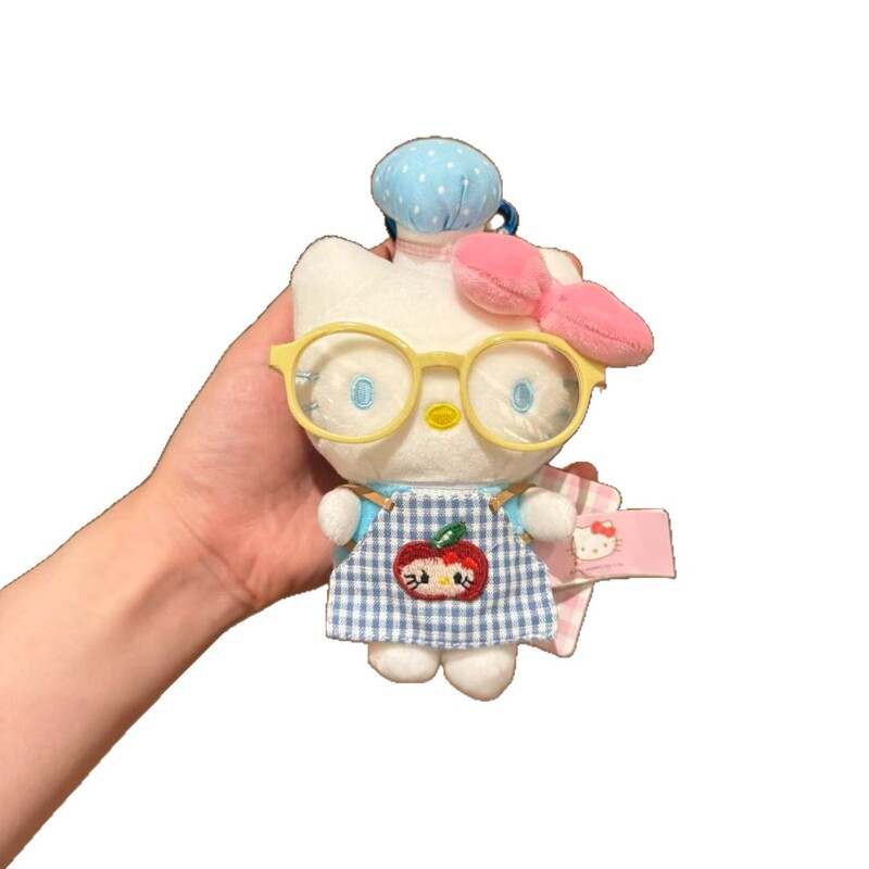 本物のガーランドハローキティペンダントぬいぐるみバッグペンダントかわいい人形キーホルダークリエイティブギフト|undefined