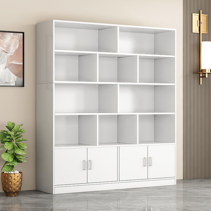 Simple Bookshelf Floor-Standing Wall-Mounted Living Room Storage Rack Layered Storage Rack Storage Cabinet Integrated Simple Home Bookcase