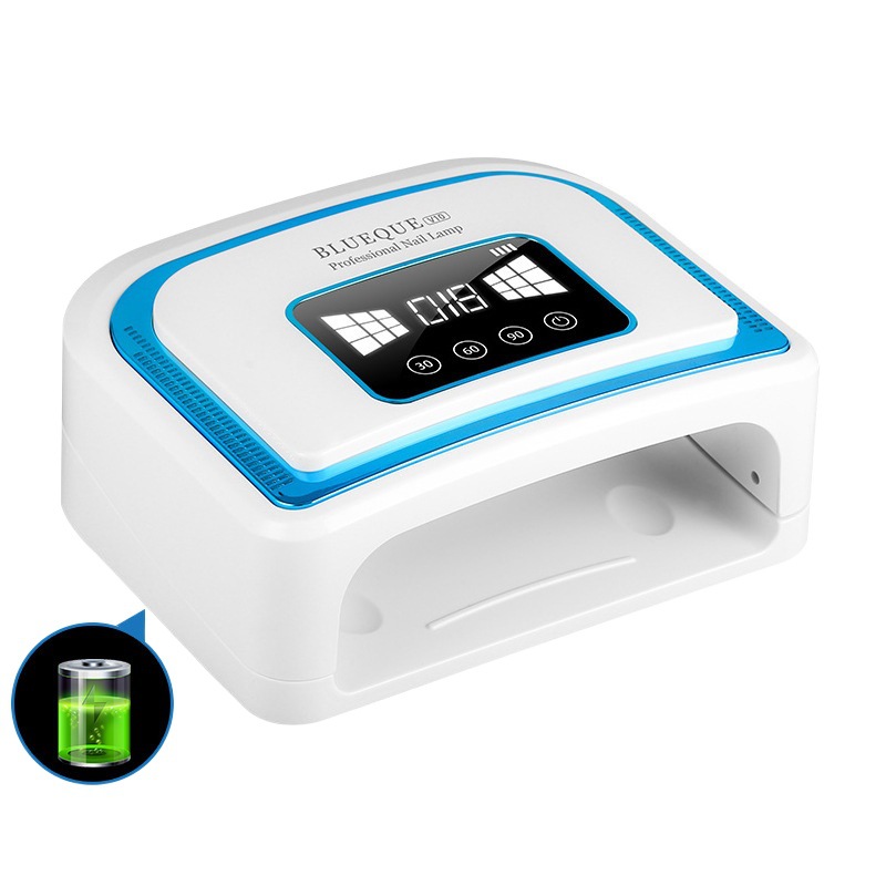 Lámpara de uñas de almacenamiento eléctrico máquina de fototerapia lámpara de cocción UV recargable inalámbrica LED esmalte de uñas pegamento curado máquina de esmalte de uñas lámpara de hornear