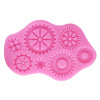 Retro silica gel fondant with gears with accessories, acrylic mold