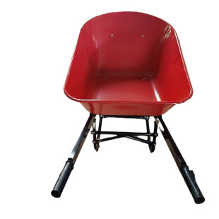 Shandong factory wholesale multifunctional garden trolley load king volume large single wheel pull goods large wheel trolley