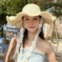 防晒新款法式夏季草帽