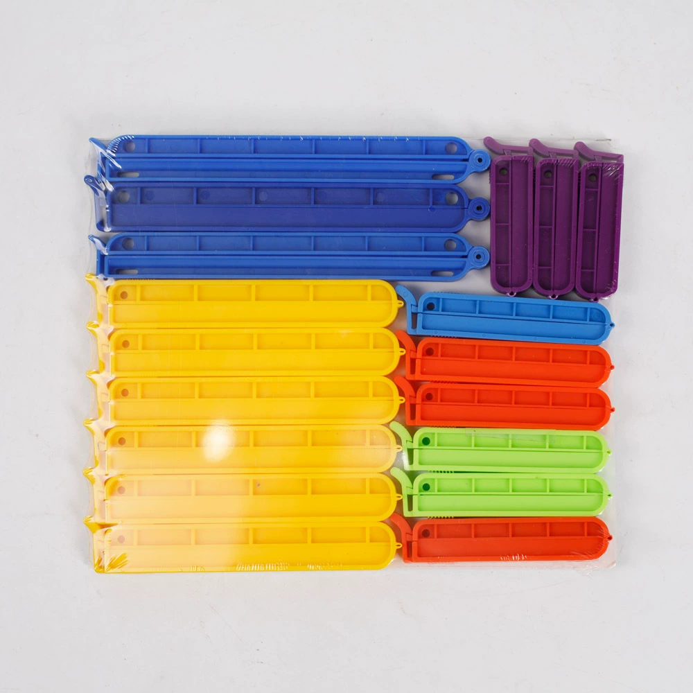 Набор пластиковых зажимов для герметизации пищевых продуктов, влагозащитный для кухни и дома