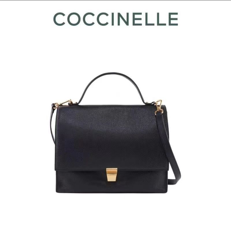 贵货供货COCCINELLE可奇奈尔Fran新款大小号简约通勤医生包斜挎手