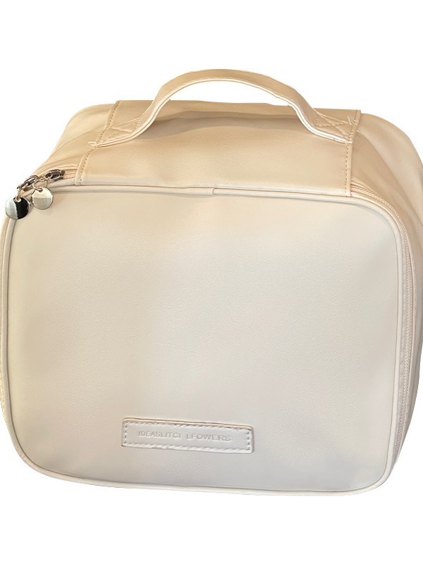 Bolsa de cosméticos portátil de gran capacidad para salir portátil avanzado 2025 nuevo viaje ropa portátil almacenamiento de cosméticos