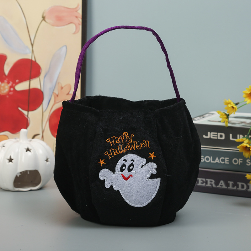 Bolsas de dulces de Halloween, atmósfera de vacaciones, regalos de vestuario, bolsas de mano para niños de la escuela primaria, bolsas de azúcar
