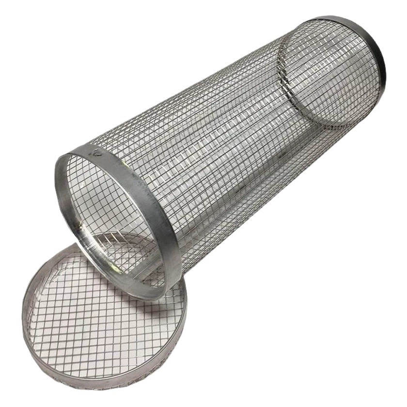 Трансграничная клетка для барбекю из нержавеющей стали 304 открытый цилиндр для барбекю копченая сетчатая трубка Амазонка поставка инструментов для барбекю