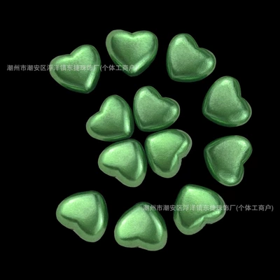 Zərgərlik ara hissələri – Keychain Car Pendant - bright-green-love-heart-9mm-hole-diameter-is-about-16mm-about-2400-piecescatties