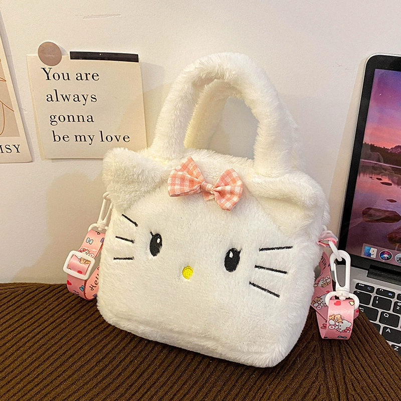 Sanrio, мультяшная ручная сумочка, детская кукла, ремешок для сумки, кошелек, маленькая сумка