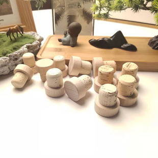 Processing customized Beech cover oak stopper wine stopper glass stopper wine stopper Cork customized size