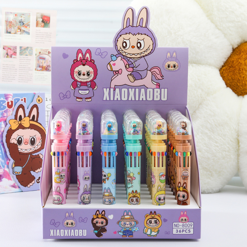 dibujos animados bolígrafo multicolor micro paisaje bolígrafo multicolor bolígrafo estudiantes papelería suministros de estudio comercio exterior transfronterizo al por mayor
