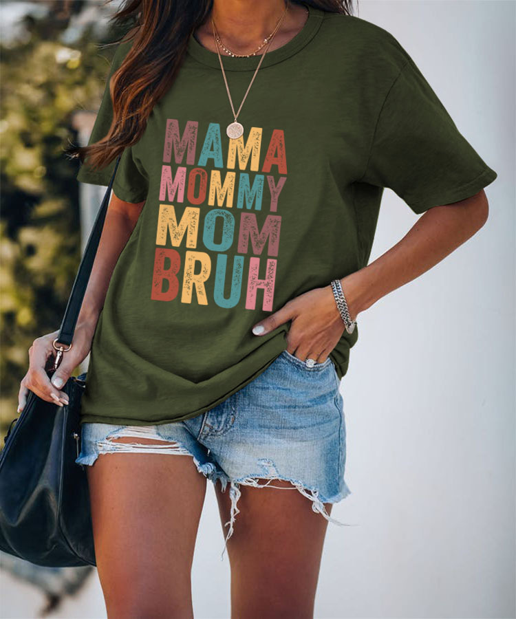 Femmes T-shirt Manche Courte T-shirts Impression Mode Lettre display picture 30