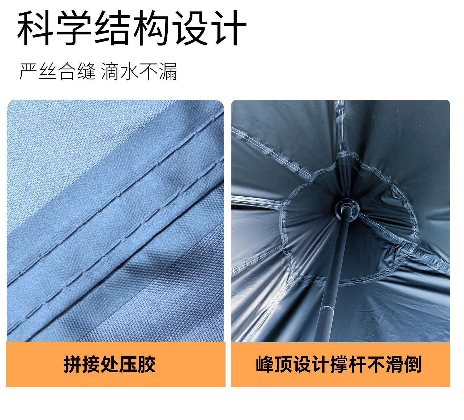 210D Silver-Coated Butterfly-Shaped Canopy Tent, Sun Protection, Hexagonal Oxford Cloth, Rainproof, Camping Picnic Sunshade, Uv Protection