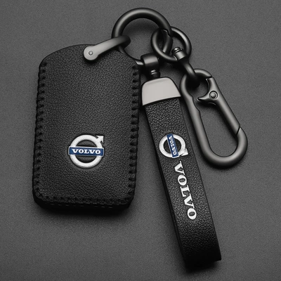 Suitable for Volvo: Static Rod/Key Bag - volvo-a-side-button-black