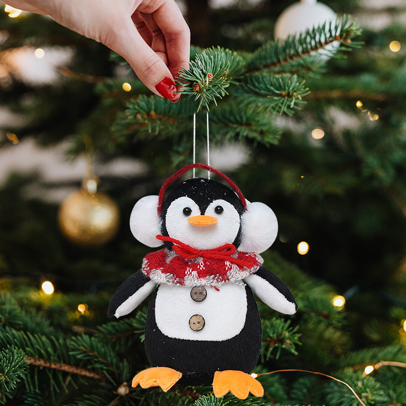 クロスボーダークリスマス装飾ペンギンノーム人形ペンダント子供の人形ギフトパーティーウィンドウ装飾装飾品|undefined